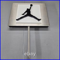 AIR JORDAN & NIKE Vintage Retail Display Store Sign Collector Metal