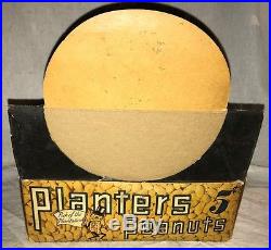 Antique Planters Mr Peanut Country Store Nut Display Box Flapper Girl Vintage
