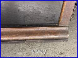 ANTIQUE STORE COUNTER WOOD + GLASS DISPLAY CASE SHELF APOTHECARY CABINET As Is