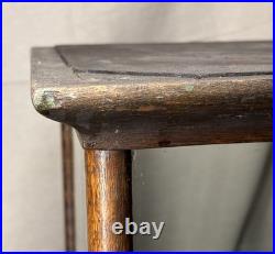 ANTIQUE STORE COUNTER WOOD + GLASS DISPLAY CASE SHELF APOTHECARY CABINET As Is