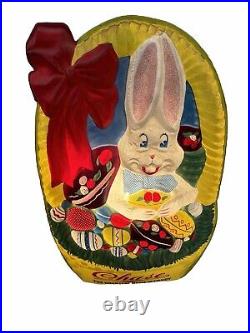 Advertising Vintage Easter Bunny Candy Advertising Display Chase Co