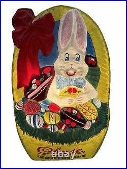 Advertising Vintage Easter Bunny Candy Advertising Display Chase Co