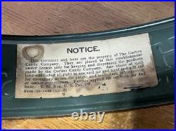 Antique CURTISS CHICOS SPANISH PEANUTS GLASS JAR 5 Cent Country Store Display