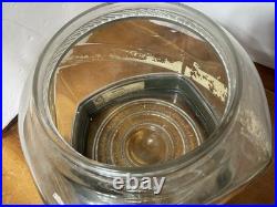 Antique CURTISS CHICOS SPANISH PEANUTS GLASS JAR 5 Cent Country Store Display