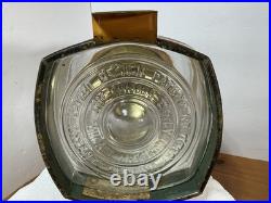 Antique CURTISS CHICOS SPANISH PEANUTS GLASS JAR 5 Cent Country Store Display