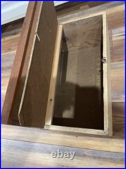 Antique Case XX Cutlery Knife Wood Advertising Counter Store Display Cabinet