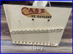 Antique Case XX Cutlery Knife Wood Advertising Counter Store Display Cabinet