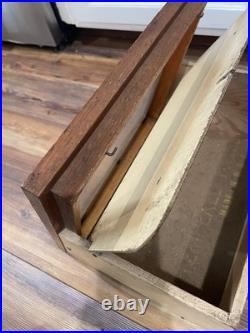 Antique Case XX Cutlery Knife Wood Advertising Counter Store Display Cabinet