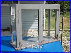 Antique Country General Store Display Case Vtg Counter Glass Display Cabinet
