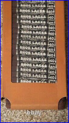 Antique Country Store BULL DOG SHOE LACES UNOPENED Display Vintage Clothing RARE