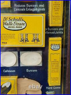 Antique Dr. Scholls Counter Top Advertising Store Display Rare