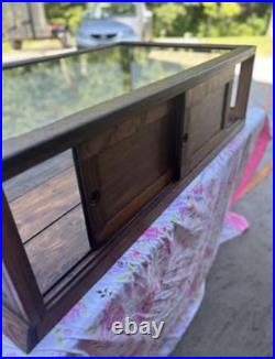 Antique General Store Oak Display Candy Case