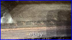 Antique Hickory Elastic Display Case General Store Counter Fixture Thread
