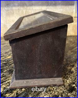 Antique Hickory Elastic Display Case General Store Counter Fixture Thread
