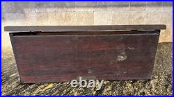 Antique Hickory Elastic Display Case General Store Counter Fixture Thread