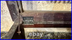 Antique Hickory Elastic Display Case General Store Counter Fixture Thread