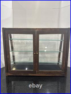 Antique Ingersoll Watch Wooden Countertop Glass Display Case General Store Sign