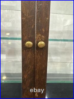 Antique Ingersoll Watch Wooden Countertop Glass Display Case General Store Sign