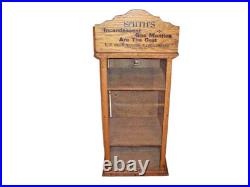 Antique Lamp Parts Oak Show Case Display Hardware Country Store