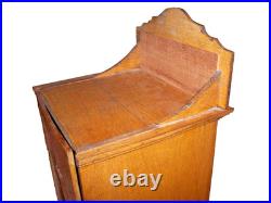 Antique Lamp Parts Oak Show Case Display Hardware Country Store