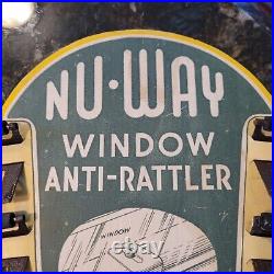 Antique Nu-Way Anti Rattler Window General Store Display Vintage