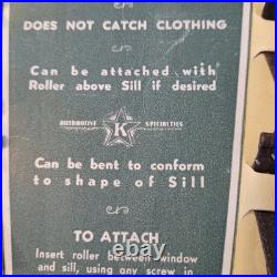Antique Nu-Way Anti Rattler Window General Store Display Vintage