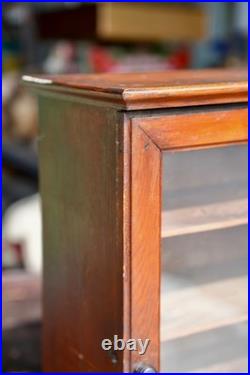 Antique Store Counter Display Case Wood shelf apothecary cabinet Countertop VTG Antique Store Counter Display Case Wood shelf apothecary cabinet Countertop VTG