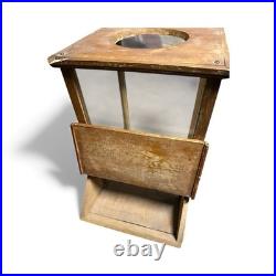 Antique Store Counter Display Peanut / Candy Dispenser Vintage Big! Abt 2.5ft Antique Store Counter Display Peanut / Candy Dispenser Vintage Big! Abt 2.5ft