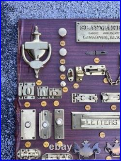 Antique VTG 1930s 40s Slaymaker Lancaster PA Hardware Store Display Sign Sample