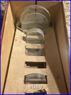 Antique Vintage Burgess Battery Flashlight Lens General Hardware Store Display