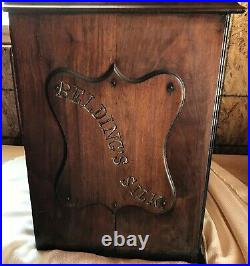 Antique Vintage Drawer Belding Paul & Co Spool Cabinet Country Store Display