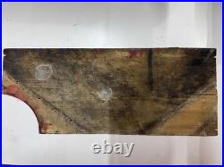 Antique Vintage Wooden Montgomery Ward And Co Chicago IL Sign