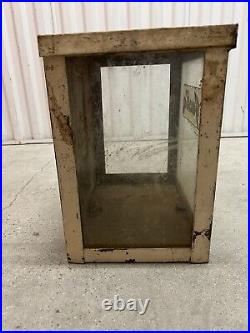Antique Vtg Jack's Cookies Store Display Case Glass Advertising Box