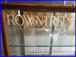 Antique rowntree chocolate shop display cabinet old vintage store industrial
