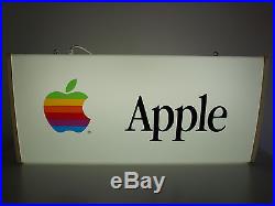 Apple Display Sign Vintage Rare Old Logo Collectible iPhone Eighties Unique