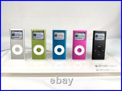 Apple Store Display iPod Nano 2nd Gen 5-Unit Acrylic Tray Dummy Set 2006 Vintage