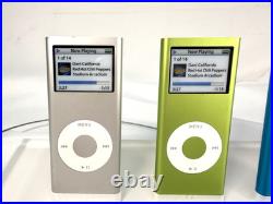 Apple Store Display iPod Nano 2nd Gen 5-Unit Acrylic Tray Dummy Set 2006 Vintage