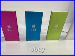 Apple Store Display iPod Nano 2nd Gen 5-Unit Acrylic Tray Dummy Set 2006 Vintage