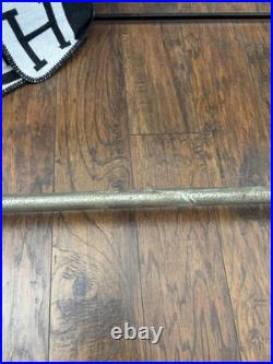 Art Deco Machine Age Rolling Garment Rack Clothing Store Display Vintage Antique