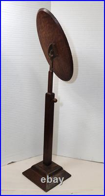 Arts & Crafts Oak Shoe Store Display Stand Antique Vintage 1910s Adjustable