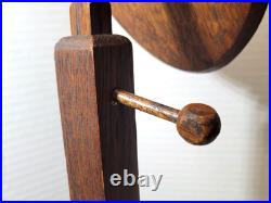 Arts & Crafts Oak Shoe Store Display Stand Antique Vintage 1910s Adjustable