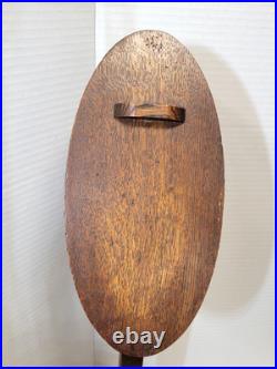 Arts & Crafts Oak Shoe Store Display Stand Antique Vintage 1910s Adjustable