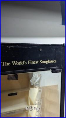 As-is Vintage Ray-Ban Sunglasses Retail Rotating Store Display Glass Case