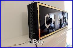 Authentic Vintage 1950's CHANEL Hanging Store Display Light Sign Rare