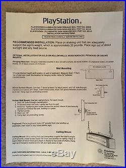 Authentic Vintage Sony PlayStation 2 Lighted Store Display Light Box