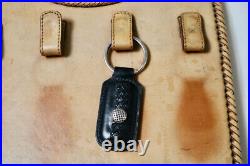 BRIGHTON One World vintage leather counter display with keychain