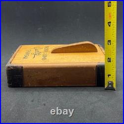 Bausch & Lomb Quality Eyewear Vintage Wood Counter Display Case Optometrist Box
