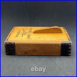 Bausch & Lomb Quality Eyewear Vintage Wood Counter Display Case Optometrist Box