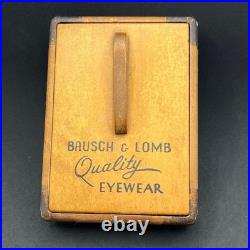 Bausch & Lomb Quality Eyewear Vintage Wood Counter Display Case Optometrist Box