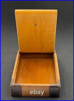 Bausch & Lomb Quality Eyewear Vintage Wood Counter Display Case Optometrist Box